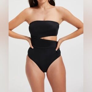 Good American Cutout One-Piece Swimsuit